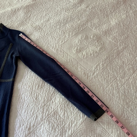 Aventura Women’s Zipper Cardigan Tunic Small Blue - Picture 10 of 13